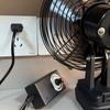 8-Inch AC/DC Iron Fan, Dual-Function, Adjustable Speed, 220V