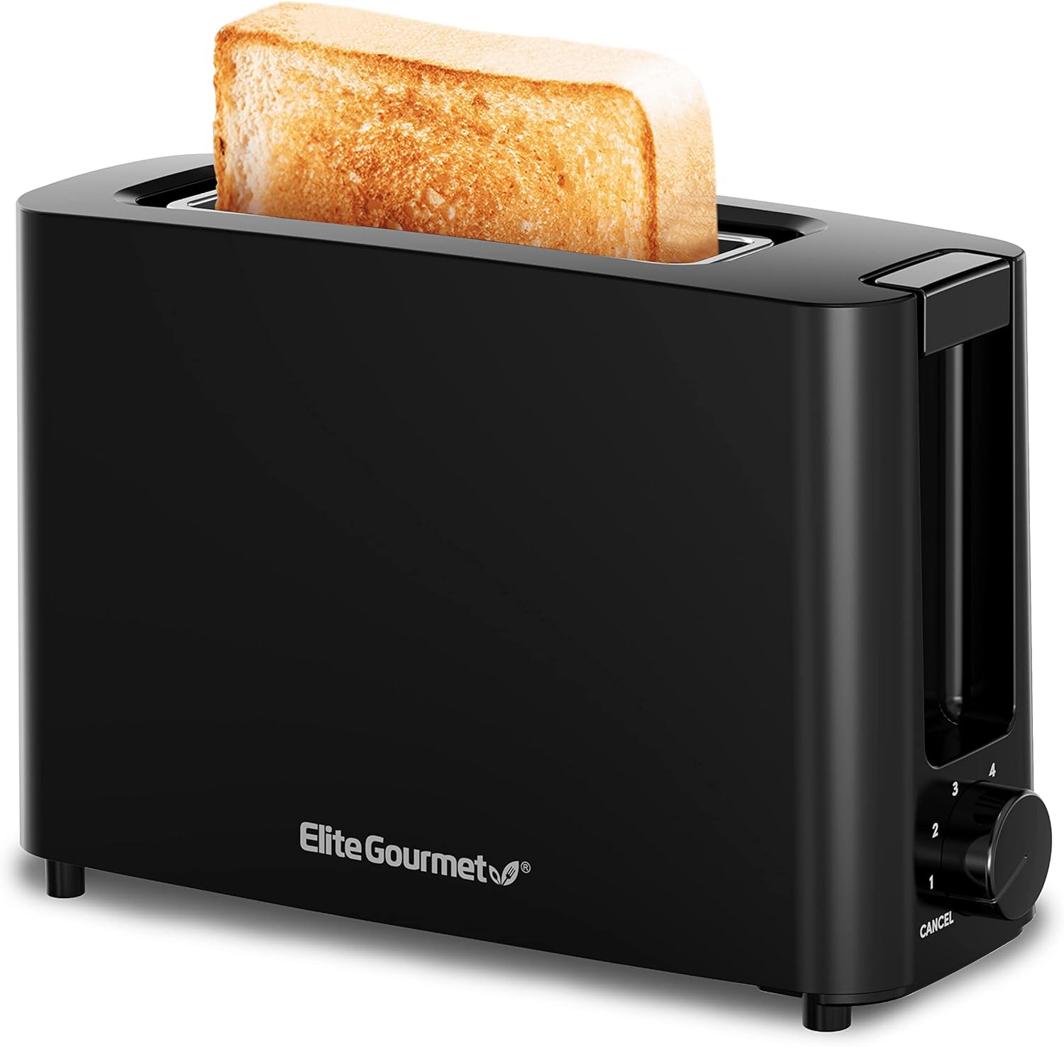 Cool Touch Single Slice Toaster, 6 Toasting Levels & Wide Slot for Bagels, Waffles, Specialty Breads, Past United States