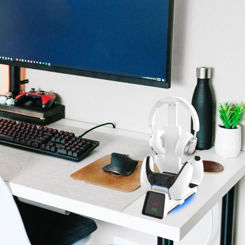 Vertical Stand For Console Dock Mount Supporter Base Holder for Gaming Console Headphone Storage Rack Accessories