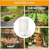 1 unidad Contenedor de compostaje de lombrices de tierra de plástico blanco con agujeros y tapa - Ideal para residuos orgánicos, Adecuado para jardines, patios, huertos