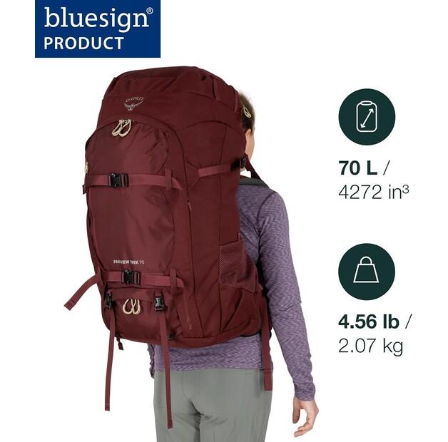 Backpack Osprey Fairview Trek 70 Night Jungle Blue (Women's)