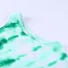 NEW Summer Printing Sexy Women Crop tops sleeveless slim basic O Neck Pullover Tee top Casual Tie Dyeing Club Vest Tanks