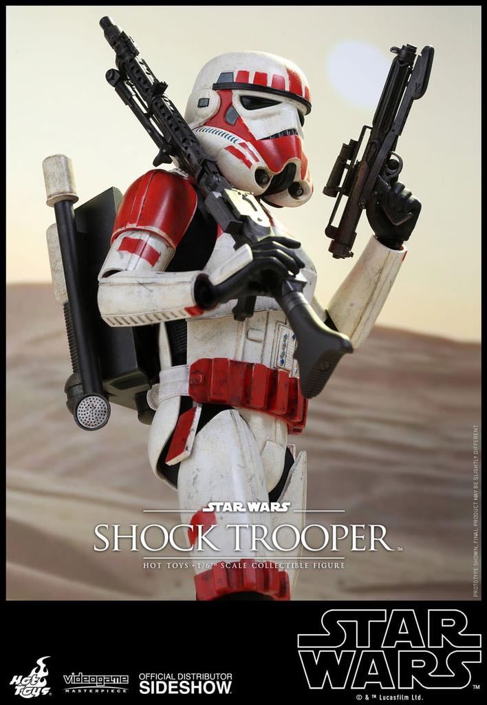 Videohra Mistrovské dílo Star Wars Battlefront Shock Trooper Scale Plastová malovaná pohyblivá figurka 1/6