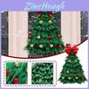 Couronne d'arbre de Noël exquise Ornement de ferme pour décoration de maison festive