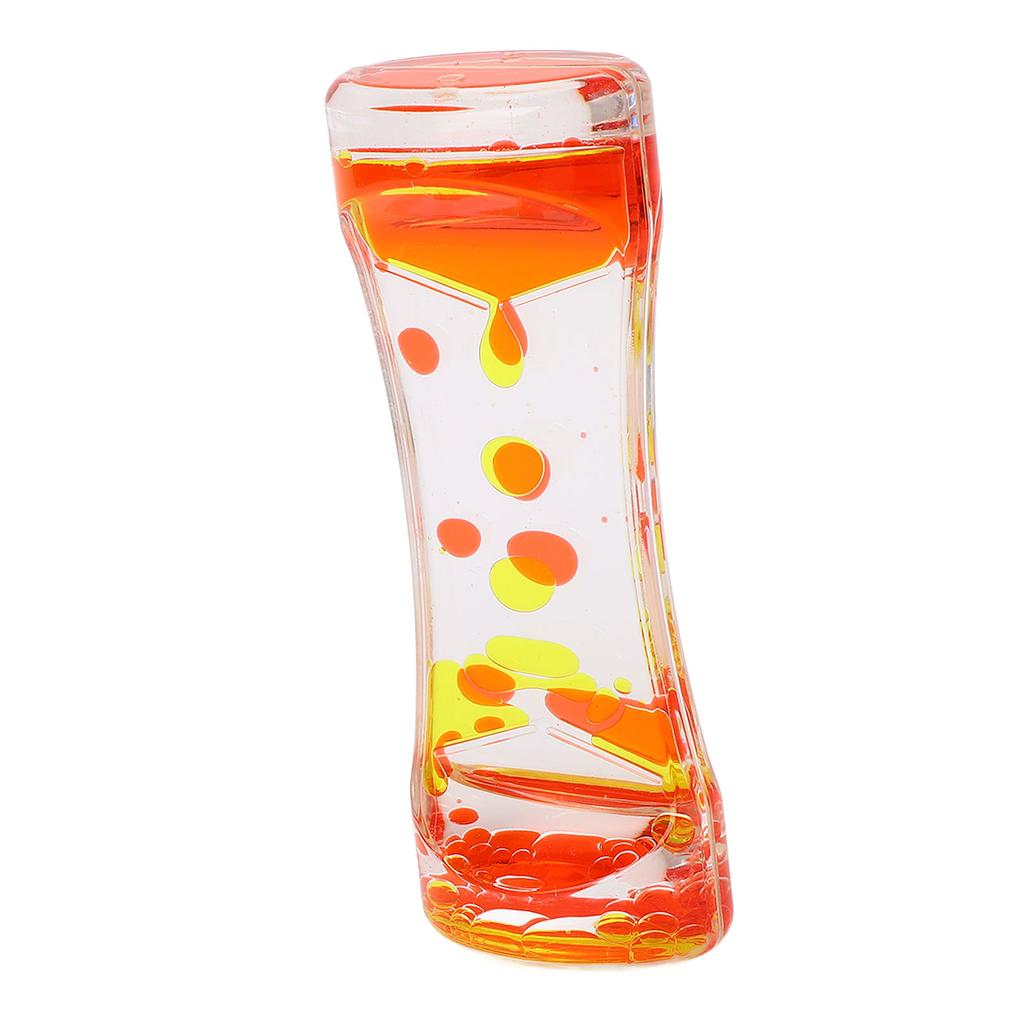 Liquid Motion Bubble Timer Acrylic Relaxing Fun Fascinating Visual Effect Oil Hourglass Liquid Sensory Toy