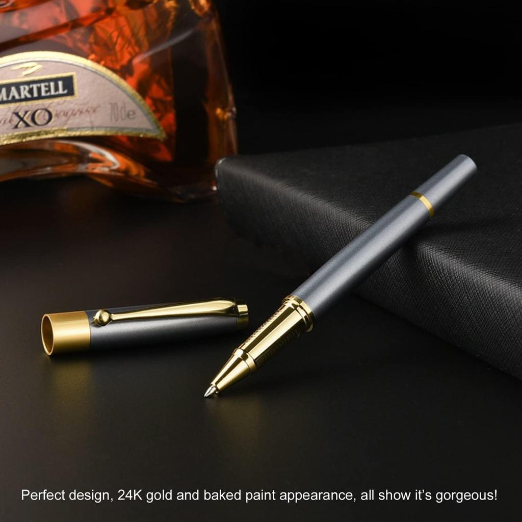 Roseelf Luxury Ballpoint Stylish and Popular Gift Set with Black Line Perfect Gift Set for Men and Professional Nice Ballpoint Elegant Gift