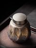 Vintage Ceramic Storage Jar Creative Stoneware Sealed Tea Jar Home Portable Candy Nuts Coffee Beans Medicinal Herb Storage Box