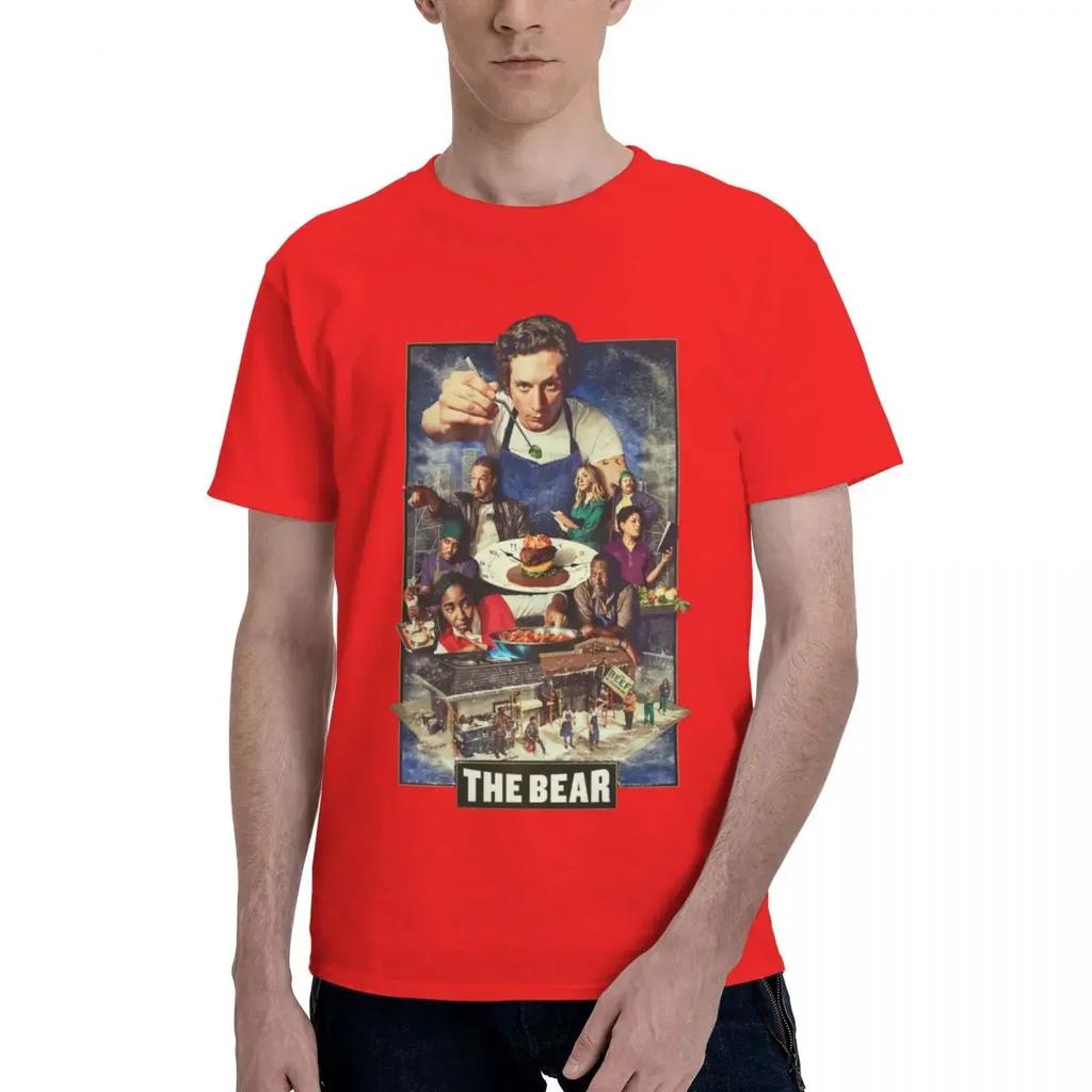 The Bear Tv Series 2023 Poster Oversized T Shirt Anime Graphic T Shirts For Men Women Man Tee Y2K Short Sve Tops