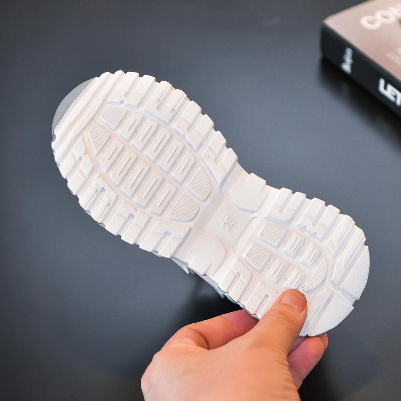 Girls Mesh Sports Shoes 2024 Summer New Children's Breathable Assorted Non-slip Running Kids Fashion Boys Soft Sneakers Simple