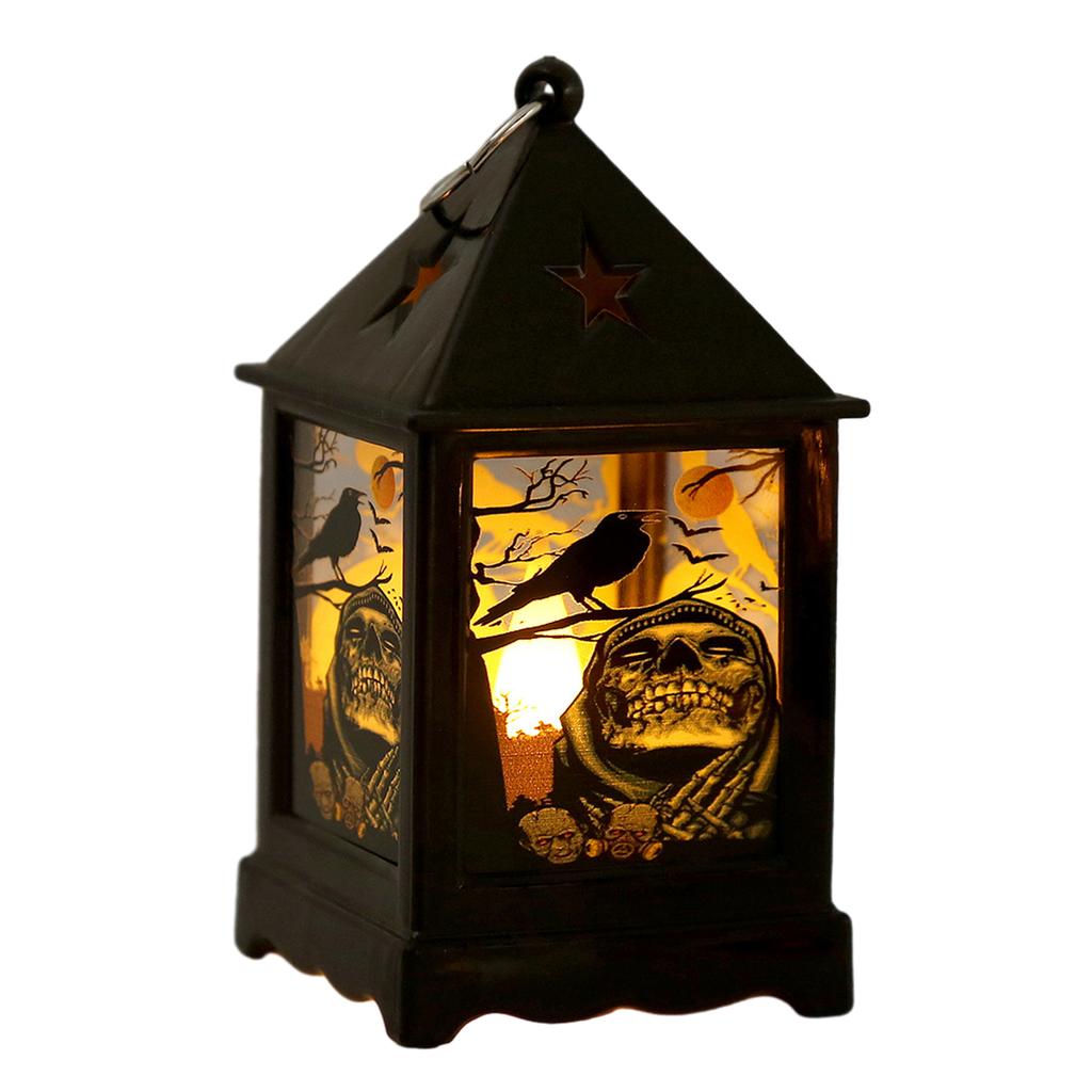 Christma Halloween LED Lanterns GhostLamp Funny Toy Projection Inside for Home Party Decor Props Birthday Party Supplies