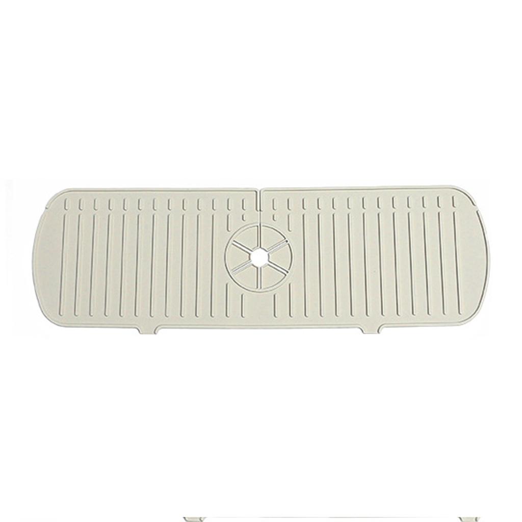 Kitchen Faucet Splash Pad Silicone Sink Faucet Splash Guard Mat Sponge Drain Rack Countertop Protector for Bath Kitchen Gadgets