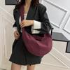 Nylon Cloth Bag Women's New High-end Texture Niche Summer Versatile Large-capacity Shoulder Crossbody Dumpling Bag