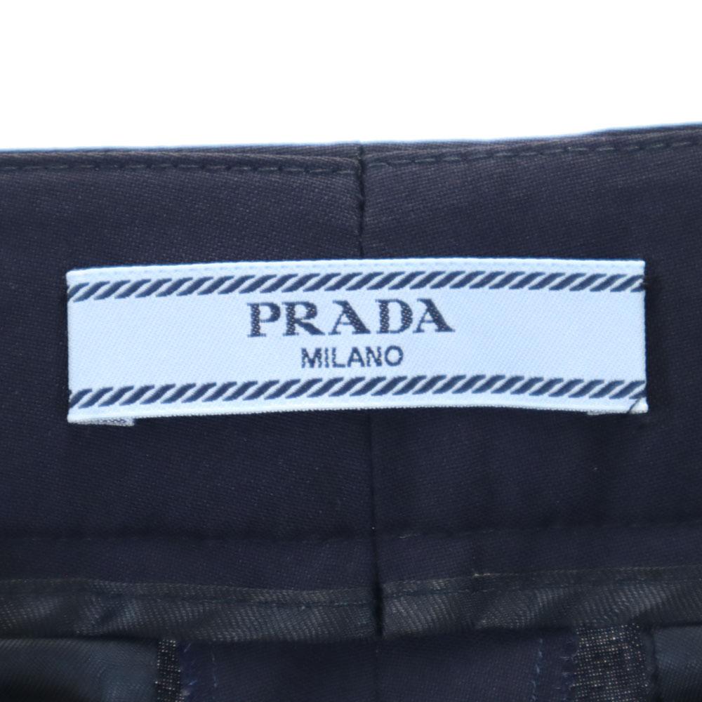Prada Made In Italy Cropped Pants 36S Dark Blue Men's Used