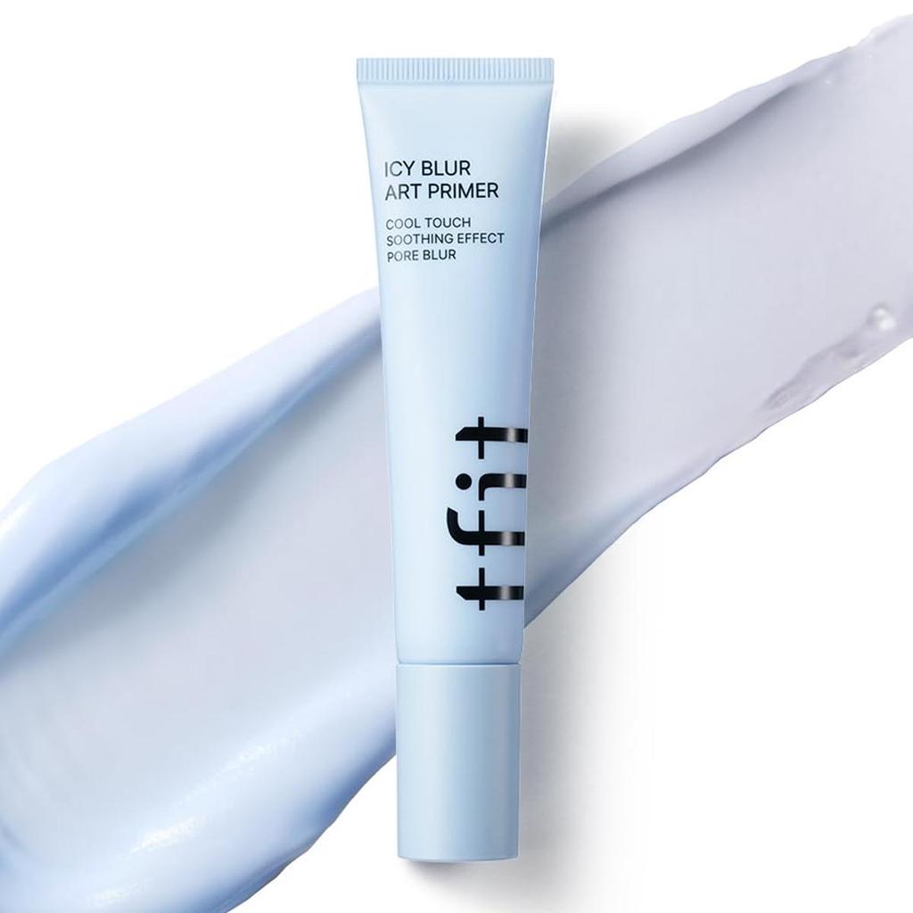 TFIT ICY BLUR ART PRIMER 30ml, Refreshing Cooling Texture, Soft Blur Pores, Soothe Skin Discomfort, Korean Cosmetics, Korean Makeup