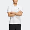 Adidas Performance Pique Polo Shirt With Front Logo Print Men Tops White HM2955