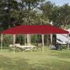 Pop Up Party Tent 575 X 290 X 245 Cm Burgundy Red