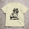 Funny Cowboy Dog Tshirt Dog Lover Humor Print Tshirts for Men Women Couple Gifts Retro Design Casual Short Sleeve Tee