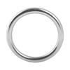 304 Stainless Steel Welded O Ring (08040 Line Dia. 5mm * Inner Dia. 40mm) Diving Pet Accessory