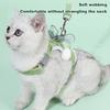 Cute Bow Pet Harness Undershirt Style Pet Leash Adjustable Leash Pets Harness for Small Dog Cat Supplies For Outdoor