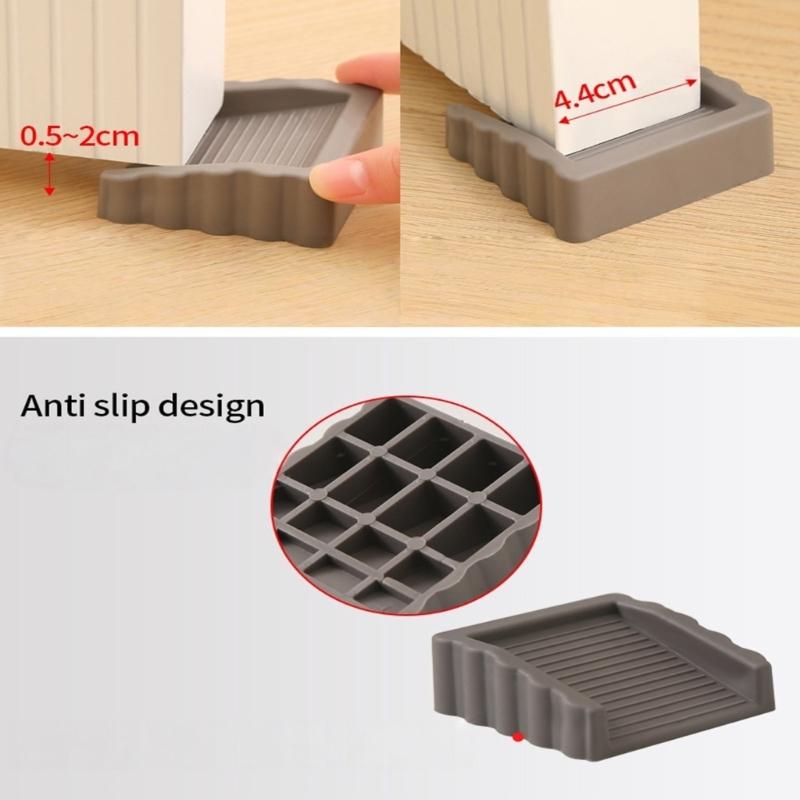 Durability Door Stoppers Quick Installation Door Stoppers For Tile Wood Carpet Surfaces Home Safety Essential