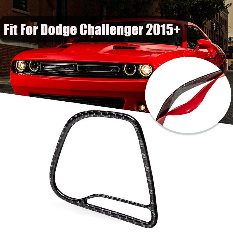 Carbon Fiber Driver Dashboard Air Vent Sticker Trim For Dodge Challenger 2015-24