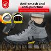 Men's Safety Shoes Steel Toe Men's Boots Anti-smash Anti-puncture Work Boot Working Shoes Slip-Resistant Winter Boots Breathe
