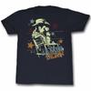James Dean Cowboy Black Adult T-Shirt
