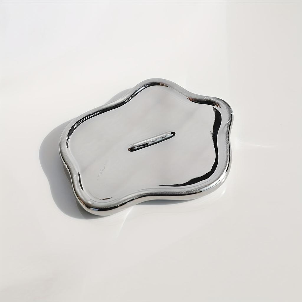 1 Stück Keramikschmuckschale, Wolkenform Schmuckschale Kosmetiktisch-Organizer-Schale für Schmuck, Ring-Schmuckschale, Schlüsselablage Schmuckhalter