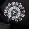 8737 CHROME HEARTS 2025 Sommer Neue Hochwertige Baumwolle Rundhals Lose Große Größe männer und frauen T-shirt Paar t-shirt