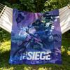 Tom C-Clancys R-Rainbow Six Siege Game Blanket Suitable For Sofas Beds Offices Cars Outdoor Travel Ideal Gift For Friends Family