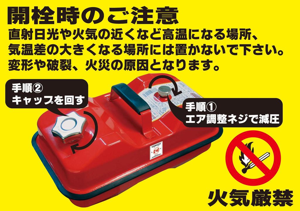 Emerson 5L Portable Gasoline Can with Extendable Steel Fire Service Law Compliant EM-126 Nozzle, 0.8mm Plate,