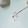 Korean-Style Silver Plated Four-Leaf Clover Best Friend Ring - Minimalist & Trendy Women's Luxury Fashion Design.