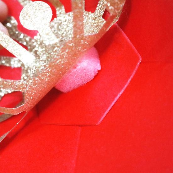 1Set Paper Flowers DIY Artificial Red Floral Wall Art Paper Flower Decoration for Wedding