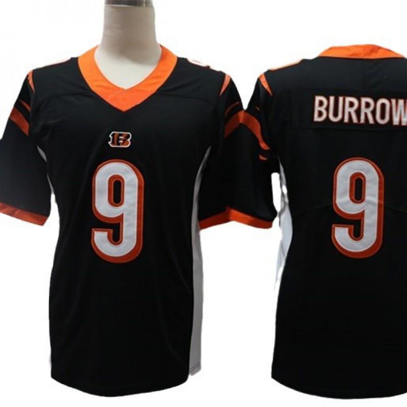 Mens NFL Jacksonville Jaguars Football Jersey Custom Number 9 Burrow 1 Chase 14 18 28 Premium Cotton Sportswear