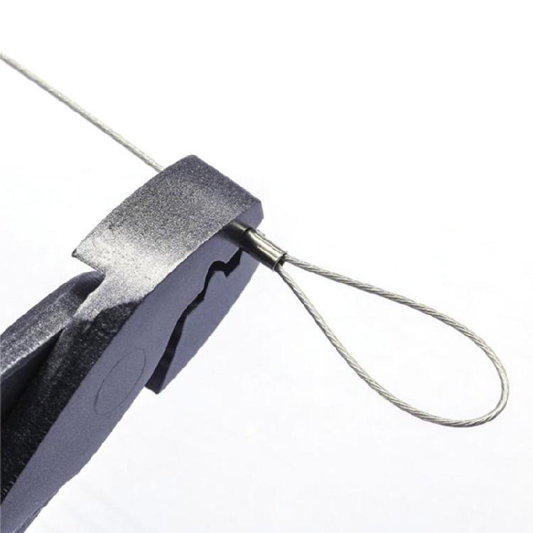 Fishing Crimping Tool Hand Crimper Tools Fishing Crimping Plier for Crimping Single Sleeve Fishing Gear Tackle