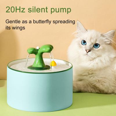 Fuente de Agua Automática para Gatos de 1.5L Cerámica Dispensador de Bebida para Mascotas Cuenco de Agua para Mascotas Ultra Silencioso con Sistema de Filtración para Gatos de Interior Perros