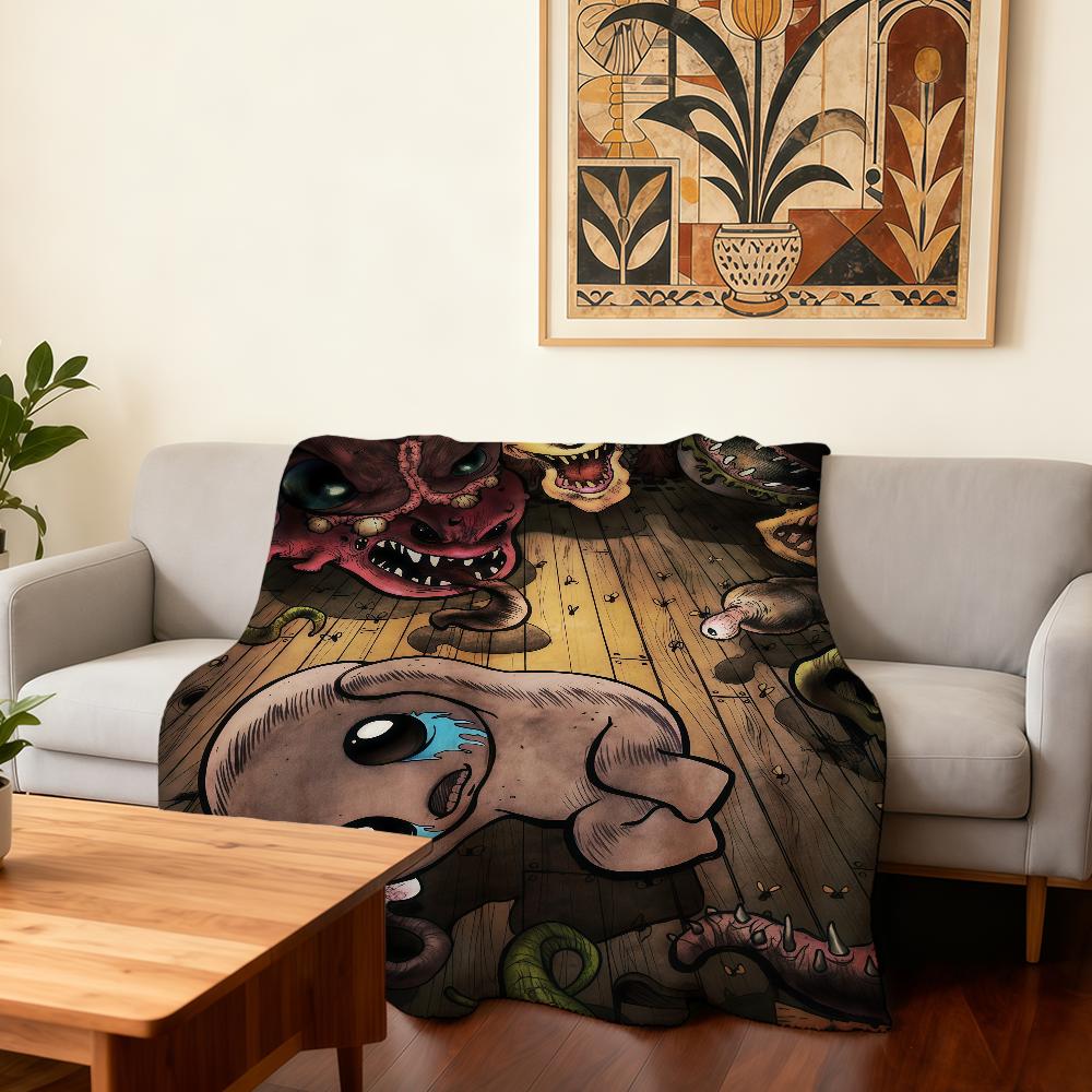 Game T-The B-Binding of Isaac Blanket Super Warm Comfortable Plush Throw Blanket Child Home Sofa Bedroom Gift