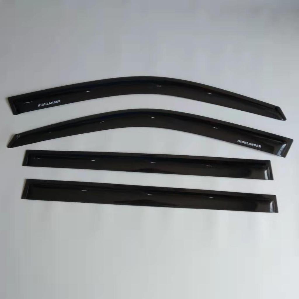 Fits 98-07 Highlander Acrylic Rain Shield Eyebrow Deflector