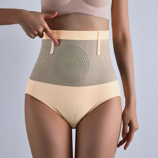 Mutandine da donna a vita alta Controllo pancia Modellante vita Sollevamento glutei Modellanti corpo post-parto Mutandine elastiche Traspiranti Slip a copertura totale