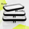 Dustproof Gadget Storage Clear Zipper Bag, Durable Hard Shell Portable Case, Travel Case Container, for Headphones Pills And Gadgets Pill Box