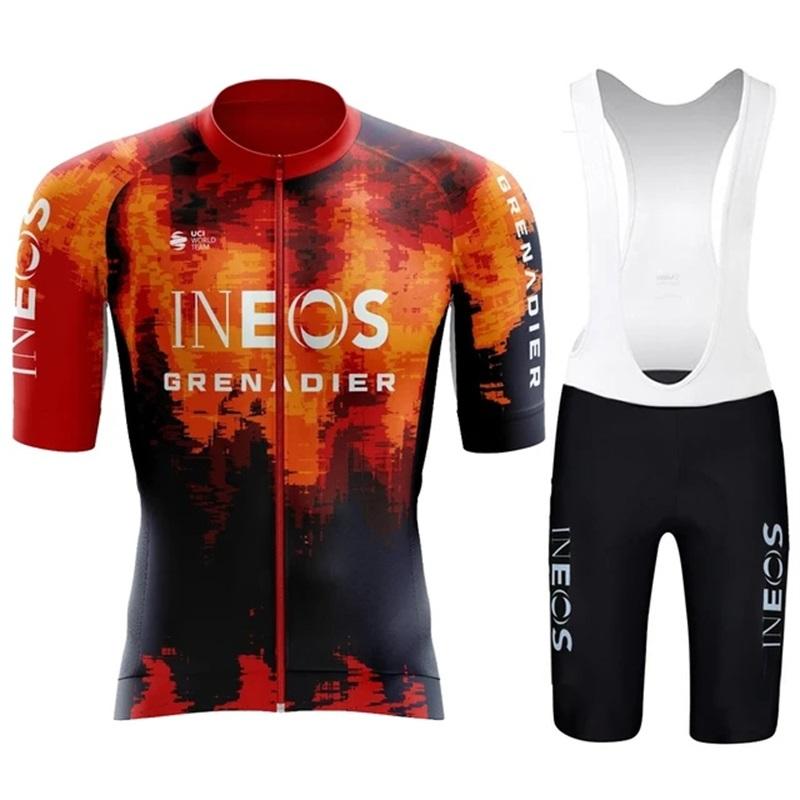 

2026 Short Sleeve Cycling Jersey Set Maillot Ropa Ciclismo Bicycle Wear Breathable Cycling Clothing Summer Breathable Cycling Suit Set XS
