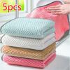 Dishcloth Towel Clean Cloth Dishcloth Decontamination, Water Absorption, Wool Free and Oil Free Kitchen Towel Thickened Towel