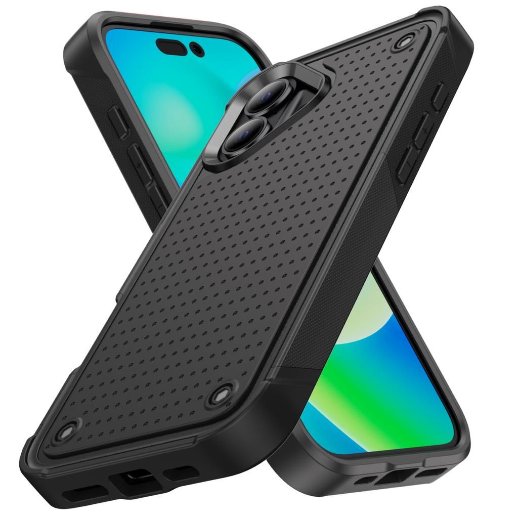 Fallschutz Mattes Case für Iphone 17 Pro Max 17 Air 16 15 Plus iphone14 12 13 14 Pro Iphone17 Iphone16 Doppelschicht Hüllen
