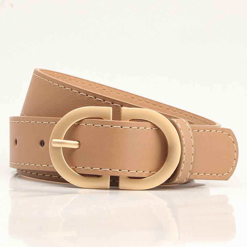 A Matte, High-end, Fashionable Korean-style Pu Belt for Women, Versatile for Outerwear and Jeans, and A Decorative Strap