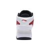 Li Ning Skórzane Ubrania Kulturowe do Koszykówki Odporne na Zużycie Oddychające Wysokie Retro Buty do Koszykówki Damskie sneakersy Biało-Czerwone ABCS066-3
