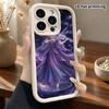 Phone Case: 2D Flat Design for iPhone 13 Pro To 18, Tiered Protective Case, Girl Playing Violin Under Starry Sky, Christmas and Halloween Gifts
