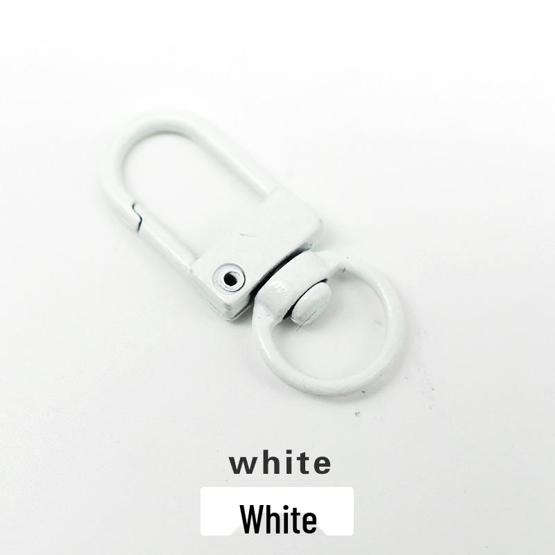 Portachiavi a Fibbia a Molla a Forma di U in Metallo Colorato per Artigianato Fai-da-Te e Accessori per Bambole