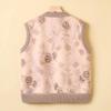 Ronghua Women's Plush-Lined Knit Warm Vest