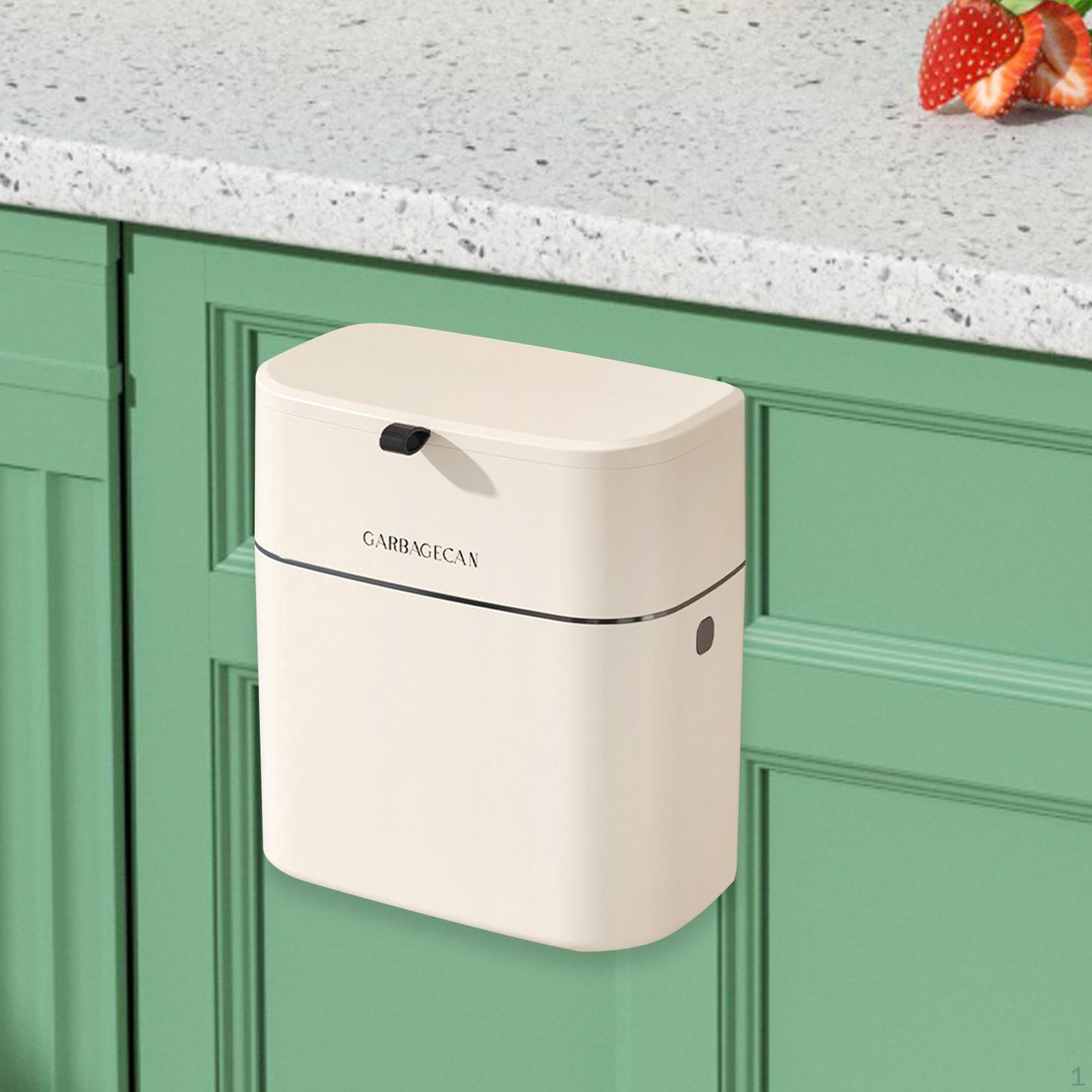 

Подвесной мусорный бак для кухни, компостное ведро с крышкой, мусорное ведро для ванной комнаты, шкафа для дома L sticky type