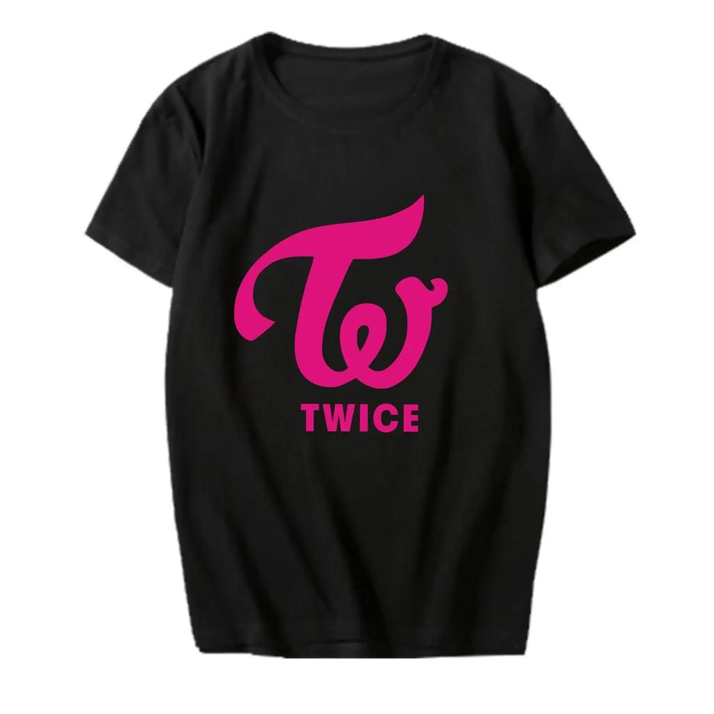 2026 TWICE Lin Nilian MOMO Zhou Tzuyu Mina Koncert Kolem Stejného Tričko s Krátkým Rukávem Trend Dámská Trička